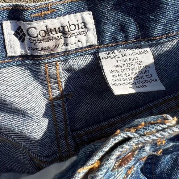 Columbia Sportswear Men's Blue and Navy Jeans - Picture 4 of 4